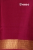 Classic Contrast Pure Mysore Crepe Silk Saree